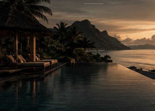 Quiet retreat at golden hour